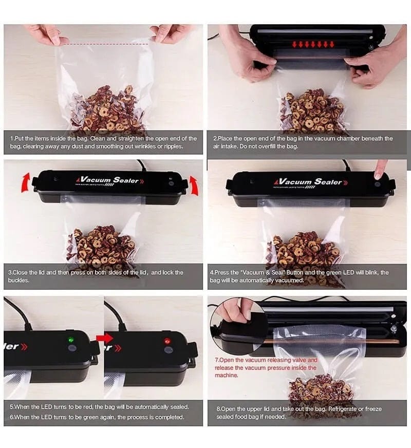 Portable Food Vacuum Sealer for Freshness