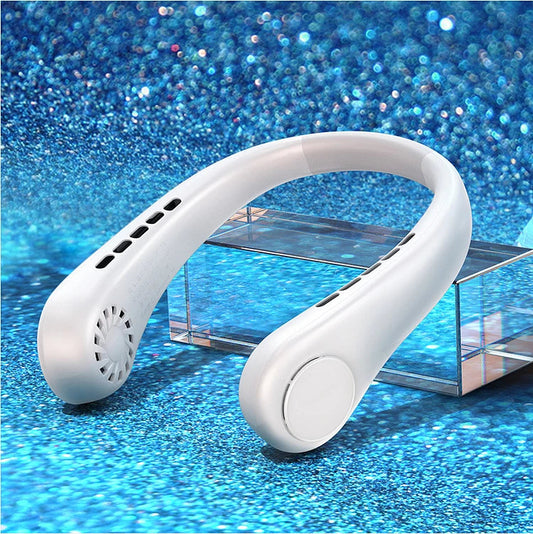Portable Neck Fan for Travel - Lightweight & Rechargeable