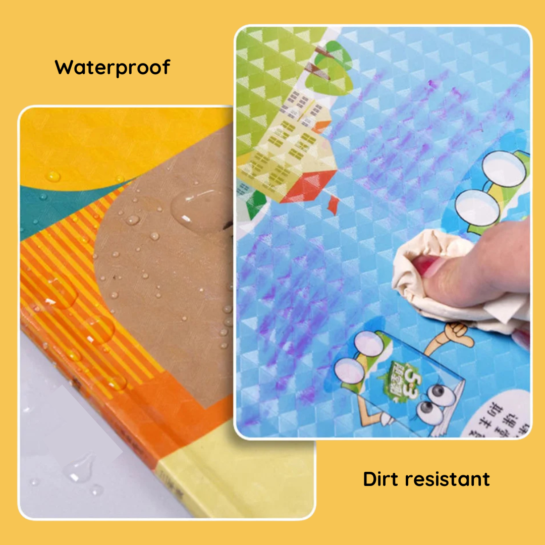 Self-adhesive transparent protective book cover (Pack of 50)