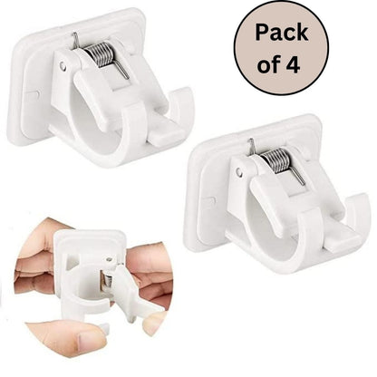 Rods Clips Hook Self Adhesive Pack of 6